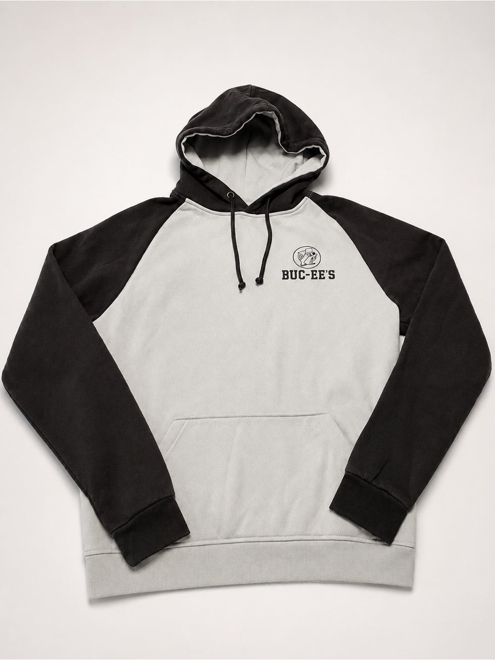 BUC-EE’S authentic merch men’s gray and brown hoodie size small EUC